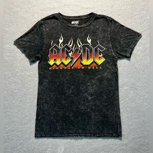 AC/DC Highway to Hell 1979 Tour T-Shirt Men’s Small Black Rock Band Tee